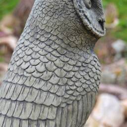 Bernie - The Barn Owl Handmade Stone Garden Ornament - thumbnail 2