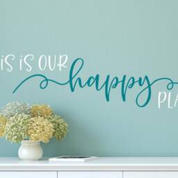 This Is Our Happy Place Decal - Wall Decor- Vinyl - thumbnail 3