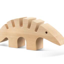 Anteater Cable Organizer Beech Wood Desk Cord Holder - thumbnail 2