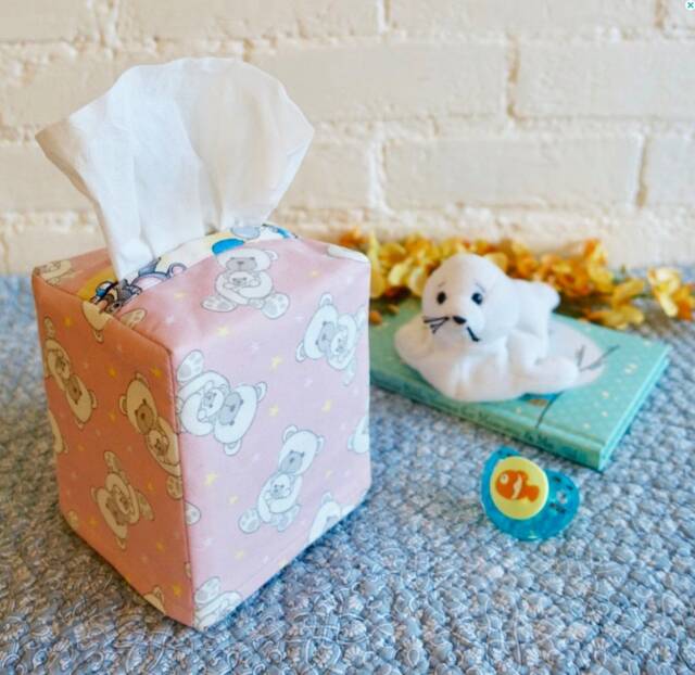 Baby Tissue Box Cover - image 1