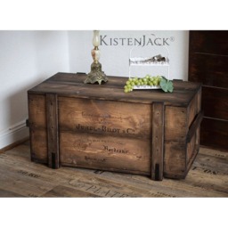"Chest, Wooden Box, Cargo Bench, Coffee Table ""Bordeaux" - thumbnail 2