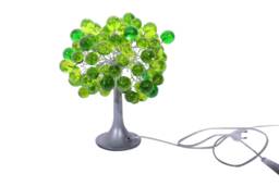 Bedside Table Lamp, Modern Lamp With Green Color Bubbles, Unique Lamp