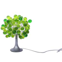 Bedside Table Lamp, Modern Lamp With Green Color Bubbles, Unique Lamp - thumbnail 3