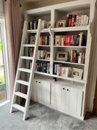 The Filey Handcrafted Bookcase Library Booknook Storage Finished in Your Chosen Farrow & Ball Colour