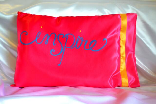 Pink Satin Pillowcase - Inspire - image 1