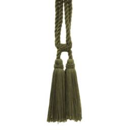 "D??copro Double Tassel Curtain & Drapery Tieback, Length 5 1/2"" - 14cm, Spread 27" - thumbnail 1