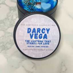 Darcy Vega Candle - Zodiac Academy Bookish Booktok Fantasy Romance Gift - thumbnail 3