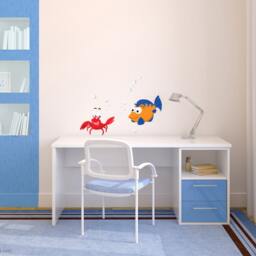 "Wall Sticker ""Crab & Fish" - thumbnail 2