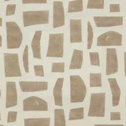 Upholstered Midcentury Modern Armchair - Abstract Shapes Pattern - thumbnail 4