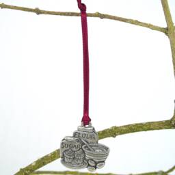 Baking Pewter Christmas Decoration - Baker Ornament Cake Maker Charm - thumbnail 4