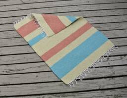 "Hand Woven Rug - 24"" X 34" - thumbnail 1