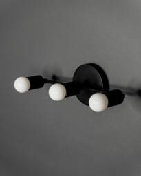 Brontes 3 Light Mid Century Modern Bathroom Hallway Vanity Sconce