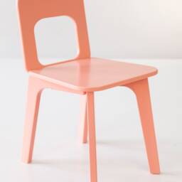 Toddler Natural Color Chair, Childrens Wooden Chair For Kids, Desk Montessori Furniture, Education Waldorf - thumbnail 2