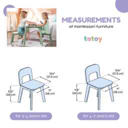 Toddler Natural Color Chair, Childrens Wooden Chair For Kids, Desk Montessori Furniture, Education Waldorf - thumbnail 3