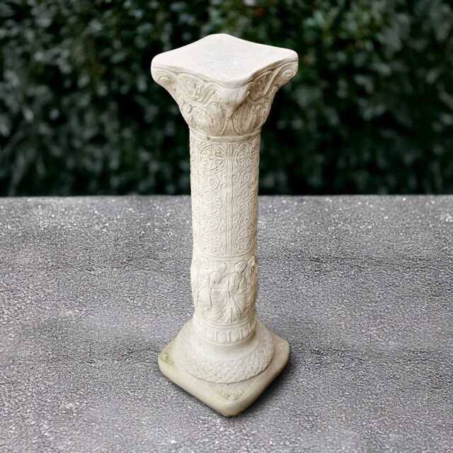 Large Column Statue Concrete Pedestal Sculpture Outdoor Stand Figurine Handmade Front Door Decoration Column Lover Gift Yard Art - image 1