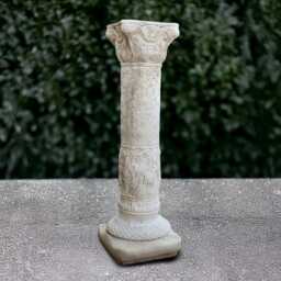 Large Column Statue Concrete Pedestal Sculpture Outdoor Stand Figurine Handmade Front Door Decoration Column Lover Gift Yard Art - thumbnail 2