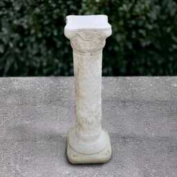 Large Column Statue Concrete Pedestal Sculpture Outdoor Stand Figurine Handmade Front Door Decoration Column Lover Gift Yard Art - thumbnail 4
