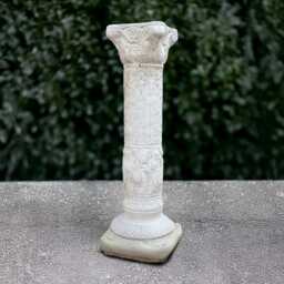 Large Column Statue Concrete Pedestal Sculpture Outdoor Stand Figurine Handmade Front Door Decoration Column Lover Gift Yard Art - thumbnail 3