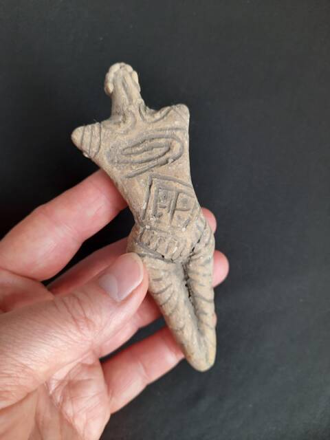 Neolithic Venus Statue Handcrafted Terracotta Goddess Sculpture - image 1