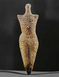 Neolithic Venus Statue Handcrafted Terracotta Goddess Sculpture - thumbnail 2