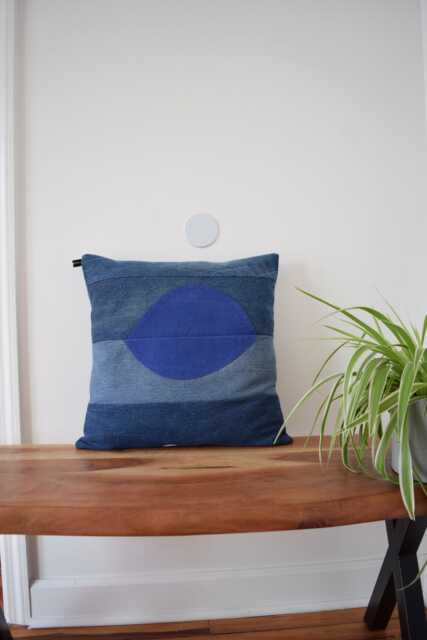 Denim Pillow Cover 18''x 18'' - image 1