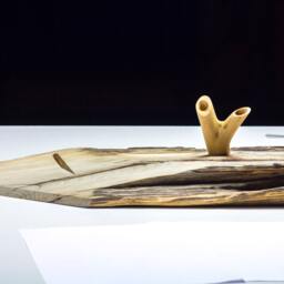 Handcrafted Driftwood Desk Organizer Pen, Card, Candle Holder - thumbnail 3