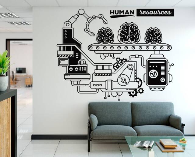 Human Resources Wall Decal Office Decor, Business Process - image 1