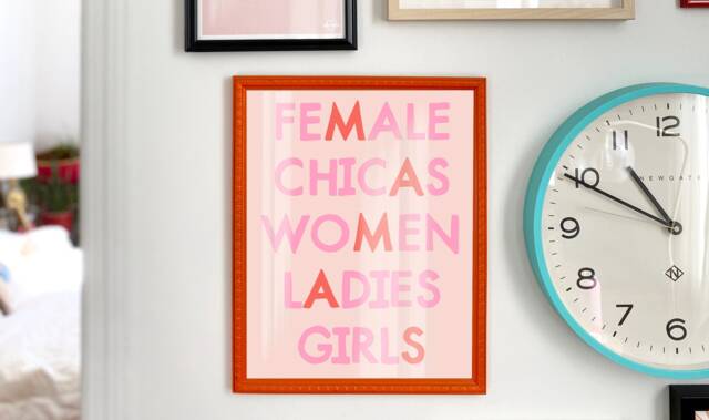 Mamas Art Print - Digital Download Females Printable Artwork Ladies Illustration House Warming - image 1