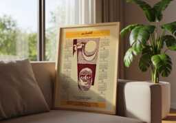 Palestine 1979 Plo Calendar Poster - Japanese Edition - thumbnail 1