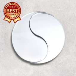 Yin & Yang Acrylic Mirror Wall Art - Many Size, Colour Options - Bespoke Items Made