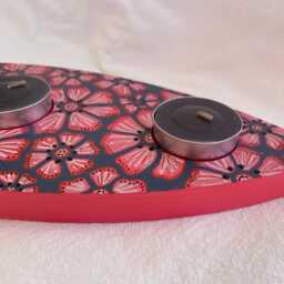Oval Candle Holder For 3 Tea Lights - thumbnail 2