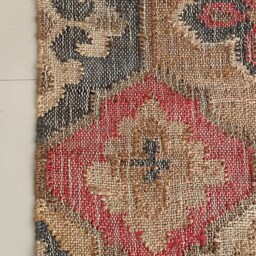 Handwoven Hemp-Cotton Kilim Rug, Turkish Oriental Style, 5x8 - thumbnail 2