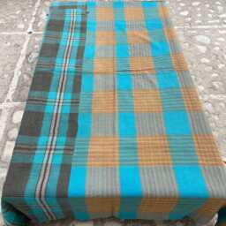 Handmade Patchwork Kantha Quilt Reversible Block Print Cotton Throw Blanket Bed Cover - thumbnail 4
