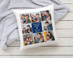 Personalised Dad - Daddy Grandad Grandpa Cushion - Gift Father's Day Photo - thumbnail 1