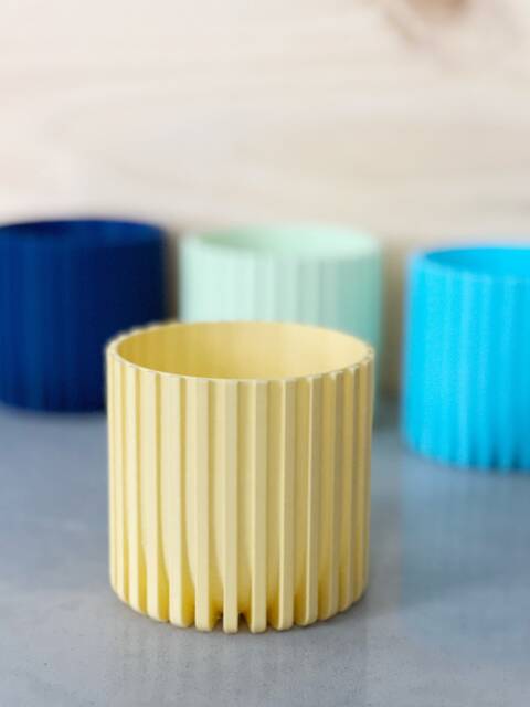Modern Yellow Planter - 3 - image 1