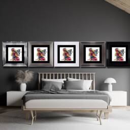 Patrice Murciano Wall Art - Buddha Framed Print With Border - 55cm X 55cm Choice Of Frame Colour - thumbnail 4