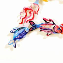 Nature-Inspired Charm Fish Metal Wall Sculpture - thumbnail 3