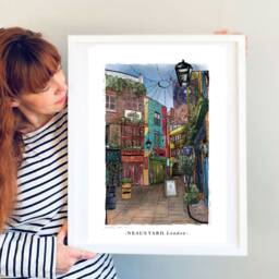 Seven Dials, Neal's Yard, London Greeting Card/Art Print - thumbnail 1