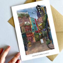 Seven Dials, Neal's Yard, London Greeting Card/Art Print - thumbnail 3