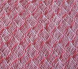 Handwoven Baby Blanket - Rose Pink - thumbnail 2