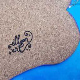 Paw Corkboard Display - Enamel Pin Board Cute Wall Decor Handmade Kawaii Gift Acrylic Painted Collector Cozy Aesthetic - thumbnail 3