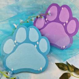 Paw Corkboard Display - Enamel Pin Board Cute Wall Decor Handmade Kawaii Gift Acrylic Painted Collector Cozy Aesthetic - thumbnail 4