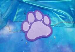 Paw Corkboard Display - Enamel Pin Board Cute Wall Decor Handmade Kawaii Gift Acrylic Painted Collector Cozy Aesthetic - thumbnail 1