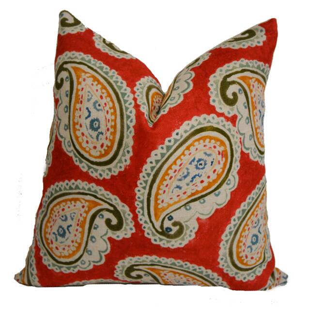 Designers Guild - William Yeoward Montracy Rouge Cushion Cover Throw Pillow Designer Home Decor - image 1