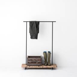 Recycled Reclaimed Wood Clothes Rack For The Hallway Or Bedroom