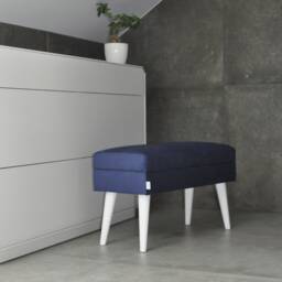 A Bench With Storage Space, A Navy Blue Decorative Bench, & Hall Furniture - thumbnail 2