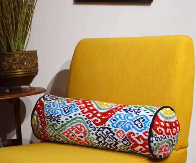 Bolster 50x18cm - Handmade in France Upholstery Fabric - image 1