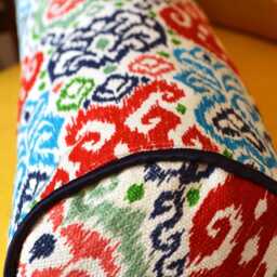 Bolster 50x18cm - Handmade in France Upholstery Fabric - thumbnail 4