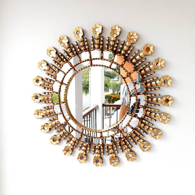 "Peruvian Mirrors ""Florating Pink 60cm" - image 1