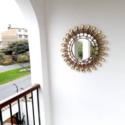 "Peruvian Mirrors ""Florating Pink 60cm" - thumbnail 3